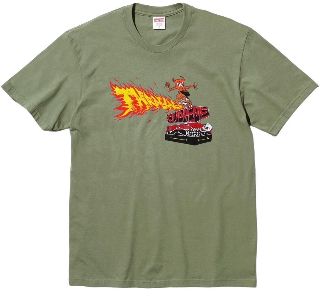 Supreme®/Thrasher® Back Tail Tee
